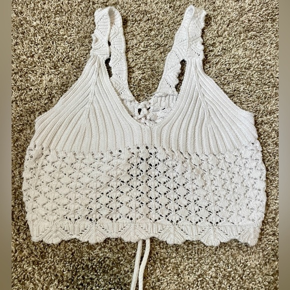Forever 21 Tops - Forever 21 | Crotchet Tie-Back Top | FREE WITH PURCHASE